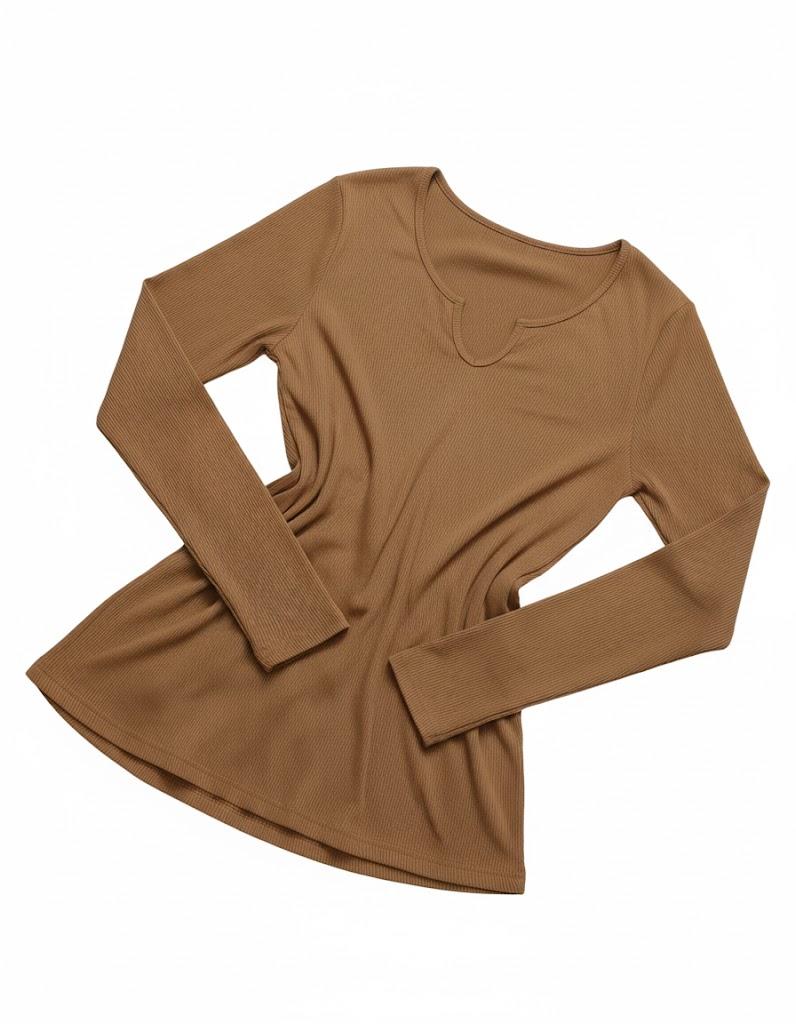 Amazon Essentials Women's Classic-Fit Long-Sleeve Crewneck T-Shirt ) L