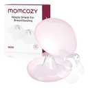 Momcozy Nipple Shield, Floral Contact Nipple Shield for Breastfeeding Moms with Flat or Inverted Nipples, Made Without BPA/BPS, 24mm, 1 Pair