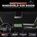 Sulagi Windshield Sun Shade for Blazer EV 2024-2026