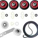 4392067 Dryer Repair Kit and W10837240 Dryer Idler Pulley Compatible With Whirlpool Maytag Admiral Kenmore Dryer Parts Includes WPW10314173 & 661570V & 279640