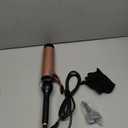 Large Curling Iron 2 Inch, Ceramic Long Barrel Hair Curling Wand, Hair Styling Tool, Dual Voltage, LCD Display, Black