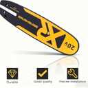 8inch DWZCSB8 Pole Saw Replacement Bar and Chain Combo, Guide Bar DWZCSB8Saw Chains Combo for DEWALT DCPS620B DWO1DT608(1Chains + 1Bar)