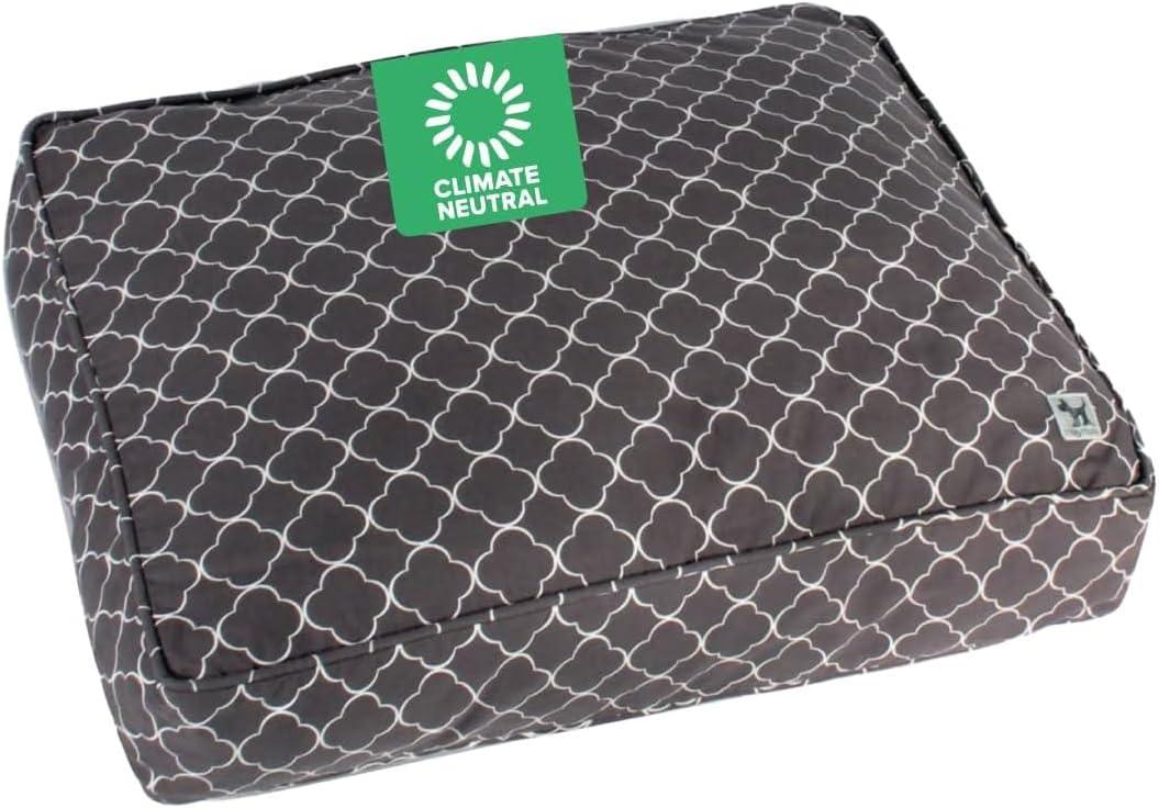 Molly Mutt Small Dog Bed Cover - Clark Gable Print - Measures 22X27X5 - 100% Cotton - Durable - Breathable - Sustainable - Machine Washable Dog Bed Cover (Dd70a)