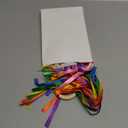 Sumind 6 Pcs Rainbow Ribbon Hand Kites Wands for Kids Dancer Streamer String Toy Thrown Waldorf Wand with Wooden Ring Wand Learning Educational(Bright Colors)