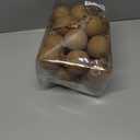 Yunlly 24 Pcs Textured Christmas Ball Ornaments 2.36'' Neutral Christmas Tree Decor Modern Vintage Brown Hanging Decor Shatterproof Home Ornaments for Rustic Large Farmhouse (Retro Brown)