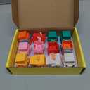 12 PCS Stacking Toys Set for Toddlers 18+ Months 1 2 3 4 Years Old Boys Girls Preschool Pressable Animals Stacking Blocks Sensory Toys with Cute Expressions Fun Easter Birthday Gifts for Kids