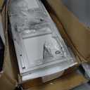 OLIXIS 5 Drawer Dresser for Bedroom, Fabric Storage Tower with Wooden Top and Metal Frame, Dresser Organizer for Living Room Closet Entryway,White