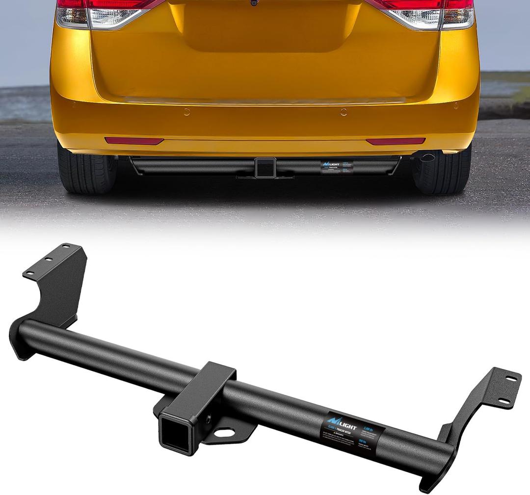 Nilight Class 3 Trailer Hitch Fits 1999-2017 Honda Odyssey 2 inch Hitch Receiver Multi-Fit Hitch to Receive Ball Mount Cargo Carrier Bike Rack Tow Hook Black