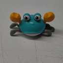 Crawling Crab Baby Toy - Tummy Time Toys - with Music and LED Light,Built-in Rechargeable Battery for 0-6 6-12 12-18 36 Months Walking Toddler Birthday Gift(Blue)