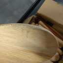 Wooden Step Stool Children Toddler Chair Kids Desk Chair with Non-Slip Foot Mat Wood Wax Oil Craft Sensory Table for Kids Playroom Classroom Home, 2 Pack