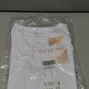 ALLBASE Women's Sleeveless Crew Neck Bodysuit Top Sexy Slim Summer Stretch Tank Top, White, XS