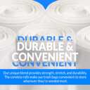 Reli. 2-4 Gallon Trash Bags | 2000 Bags | Clear | Bathroom | Strong | Garbage