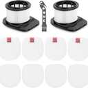 IZ376H Filter for Shark Rocket Pet Pro Cordless Vacuum IZ162H IZ163H IZ361H IZ362H IZ363HT IZ440H IZ462H IZ482H IZ483H UZ345H UZ365H, 2HEPA+4Pre-Motor Filters Replace Part XHF161H & 617FJ140