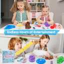 Slime Variety Pack Different Textures, 8 x 100ml Slimes Kit Includes Rainbow Cloud, Butter, Clear, Glow in The Dark Slime, Slimes Party Favors for Kids, Birthday Easter Halloween Boys & Girls Gift