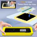 Ferilinso [Auto Dust Install] 3 Pack Inside Screen Protector for Samsung Galaxy Z Fold 7 [Phone Case Friendly], with 3 Pack Back Tempered Glass Film Accessories (Transparent)