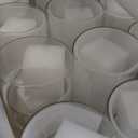 48 Pack Clear Glass Cylinder Vases for Centerpieces - Different Sizes Floating Candle Vases Holder -4", 6", 8",10" Hight Perfect for Weddings and Events