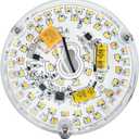 4" 20W LED Ceiling Fan Light Retrofit Kit, Ceiling Light Retrofit Engine PCB, 3CCT 3000K/4000K/5000K, 120V, 2400LM, CRI90, Dimmable, ETL Listed