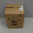 Metal Roof Bird Feeder - Chew Proof for Outdoor (2.8lb:Bronze)