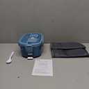 Herrfilk Electric Lunch Box Food Heater, 3 in 1 Ultra Quick Heated Lunch Boxes for Adults, 12V/24V/110V Portable Food Warmer for Car/Truck/Office With Fork Spoon and Insulated Carry Bag (Light Blue)