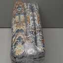 nunubaby Washable Pee Pads for Dogs, Stylish, Non-Slip and Leak-Proof Pee Pads. Reusable Potty Pads for Dogs for Crates and Floors.(Beige/Multi, 36" x72" )