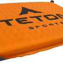 Teton Camping Seat Cushion; Stadium Seat; Office Chair; Car Pad; Inflatable, Orange