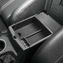 HGWEI Center Console Organizer Compatible with Ford Ranger 2019 2020 2021 2022 2023 XL XLT Lariat Accessories, Armrest Storage Box Secondary Insert Tray, Black