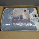 Electric Blanket Full Size 72"x84",Heating Blanket, Soft Flannel Heated Blanket, 9 Heating Levels,1-9 Hours Auto Off, Fast Heating, Overheat Protection, Machine Washable,Gifts for Woman, Gray