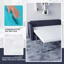 5 Inch Memory Foam Replacement Mattress for Sleeper Sofa and Couch Beds,Twin Size,CertiPUR-US Certified,Washable Cover(Sofa Not Included) Generic Dimensions