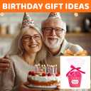 HAPPYPOP 1955 1960 Birthday Gifts - 61 62 63 64 65 66 67 68 69 70 Birthday Socks for Women (Pink)