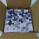 Blue Shower Floor Pebbles Tile Bathroom Mosaic Backsplash Wall Tiles (5 Sheets) (Aegean)