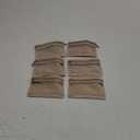 Frebeauty Travel Jewelry Organizer, 6 Pcs Velvet Jewelry Pouch Bag with Zipper Pocket, Visualization Design for Rings, Earrings, Necklace