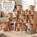 Jenaai 8 Pcs 10 Inch Kindergarten Graduation Bear Bulk Teddy Bear with Cap Sash Diploma, Class of 2026 End of Year Gift for College Senior Elementary Preschool School Classroom Party