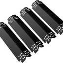 Unicook Grill Burner Covers for Nexgrill 720-0830H, 5 Burner 720-0888, 720-0888N, Gas Grill Replacement Parts Heat Plates, 14.6 Inch Flame Tamer, 4 Pack