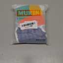 MUKIN Baby Muslin Bibs and Burp Cloths, 6 Pack, Soft Absorbent Cotton, Adjustable