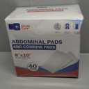 GauzeCare Sterile Abdominal- ABD Combine Pads| 40-Pack, 8x10 Inches| Extra Absorbent & Thick, Individually Wrapped Wound Dressing, First Aid Pads| Surgical-Grade, Nonstick- for Heavy Leakage, Post Op