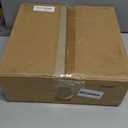 Elevon Handmade Storage Basket Set of 4, Plastic Wicker Baskets for Organizing with Handles, Storage Bins for Home Kitchen Countertop, Shelf Organizer, Waterproof, Coffee