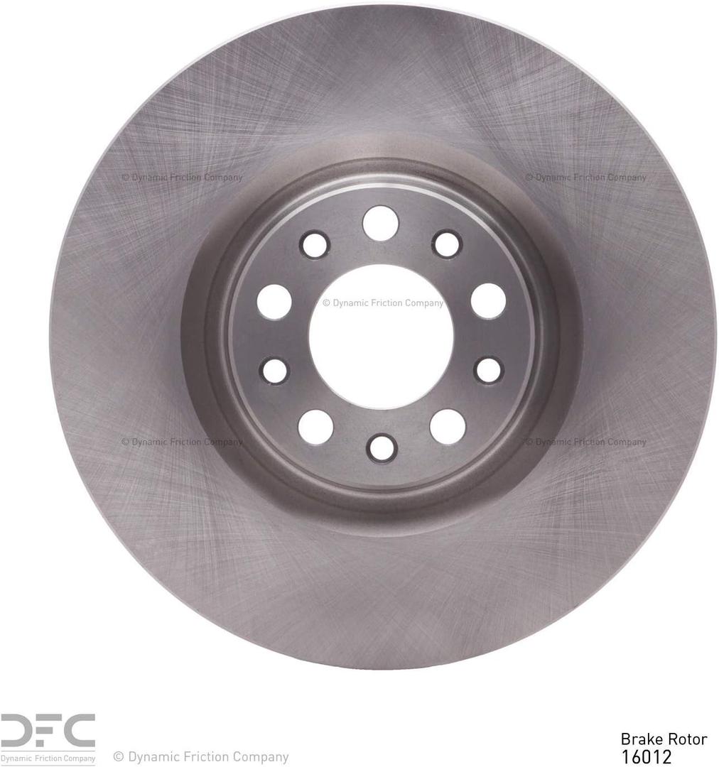Dynamic Friction Company Front Disc Brake Rotor 600-16012 (1) For 2017-2021 Alfa Romeo Giulia, 2018-2021 Alfa Romeo Stelvio