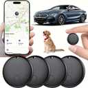 Mini GPS Tracker for Vehicles, Hidden Tracking Device for Vehicles, Car Tracker No Subscription Work with Find My (iOS Only), Vehicle Tracker with Audio for Kids, Dogs, Key, Luggage, Bag (2)