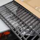 NEZUC Foldable Metal Dog Exercise Playpen Gate Fence Dog Crate 8 Panels 24 Inch Height Puppy Kennels with Bottom Pad for Animals Outdoor Indoor (with Bottom pad, 8 Panels 24" H)