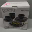 Tabletops Gallery 12 Piece Gabrielle Dinnerware Set Service For 4