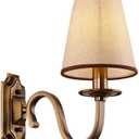 Aiwen Vintage Modern Wall Sconce Wall Lamp Wall Light Solid Brass Fitting Fixture 1 Light