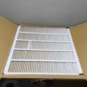 HVAC Premium 25"w X 20"h Steel Return Air Grilles - Sidewall and Ceiling - HVAC Duct Cover - White [Outer Dimensions: 26.75"w X 21.75"h]