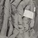 CozyLux King Size Comforter Set - 3 Pieces Light Grey Soft Luxury Cationic Dyeing Bedding Comforter for All Season, Light Gray Breathable Lightweight Fluffy Bed Set with 1 Comforter and 2 Pillow Shams