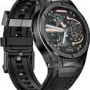 MioHHR Soft Silicon Bands for Google Pixel Watch 3/2/1 41mm,Soft Replacement Straps with Stainless Steel Protective Case for Google Pixel Watch 3 45mmMen Women (Black)