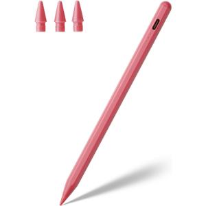 Stylus Pen for iPad A16 11th 10th 9th 8th 7th 6th Generation, iPad Pro 12.9 11 13 inch M4, iPad Air M3 M2 5th 4th 3rd Gen, iPad mini A17 Pro 7 6 5, Apple Pencil Pro 1st 2nd Gen Alternative Rose Pink