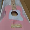 Loog Pro VI Acoustic kids real guitar for Beginners Compact size Ages 9+ Learning app and Lessons included