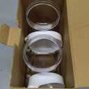 NETANY Plastic 50 Oz Water Carafe with Flip Top Lid, Set of 2 Square Base Juice Containers, Clear Plastic Pitcher - for Water, Iced Tea, Juice, Beverage, Cold Brew and Mimosa Bar - HAND WASH ONLY