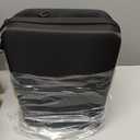 Proijeut Card Deck Box with Portable Case, 6 Pack Clear Commander Deck Box with 6 Dividers, Holds 600+ Double Sleeved Cards, Fit for MTG, YuGiOh, TCG (Black)