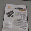 Inflatable Bed Rails for Toddlers & Kids (2-Pack) | Portable Blow-Up Travel and Home Bed Bumpers Non-Slip Safety Guard for King, Queen, Full Sizes, Grey