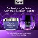 Olay Retinol Night Cream for Women, MAX, Anti-Aging Face Moisturizer, Fragrance-Free, Non-Greasy - Anti-Wrinkle, Smooth Fine Lines, Hydrating Skin Care - Triple Collagen Cream, Niacinamide, 1.7oz